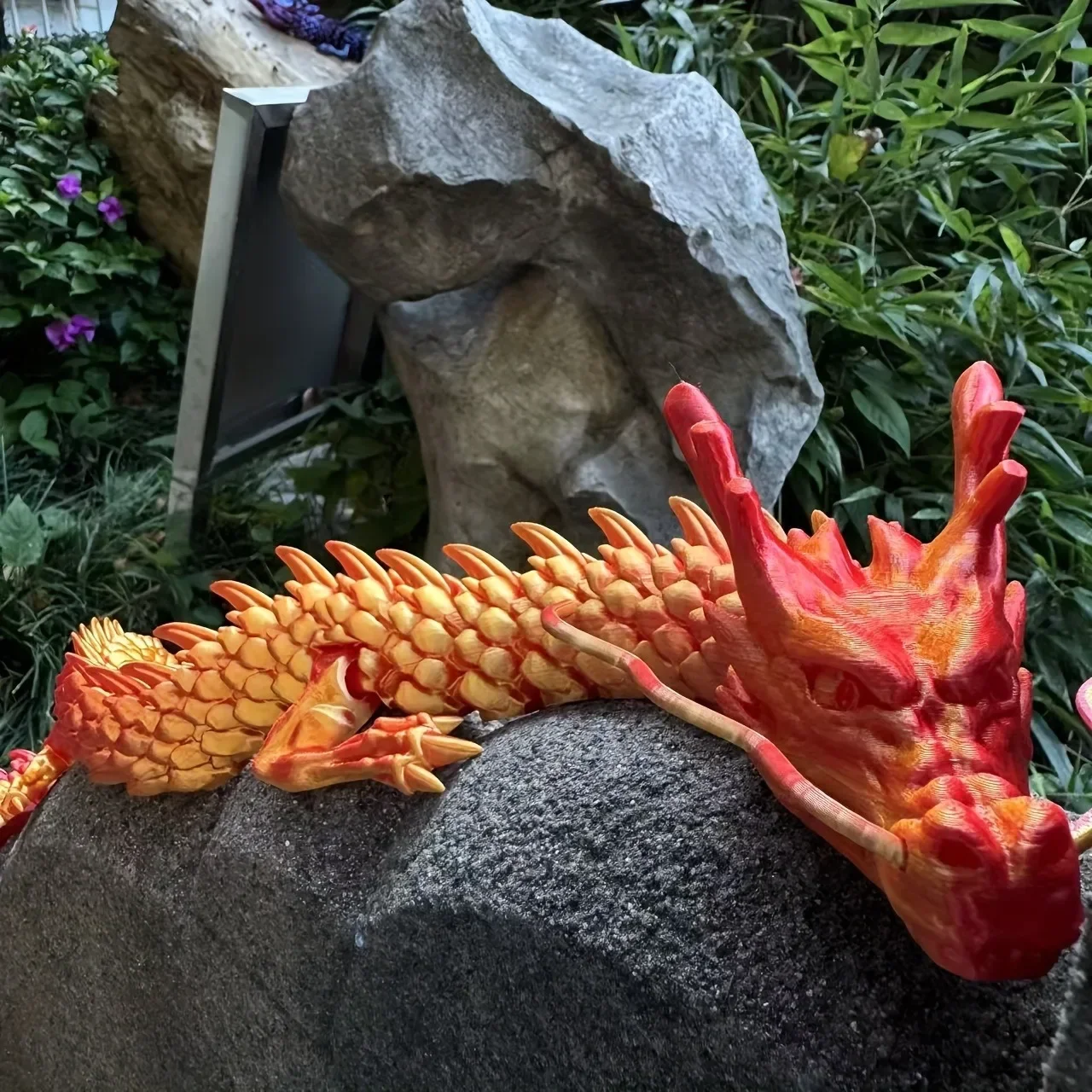 3D Printing Pot - 90cm 3D-Gedruckte Chinesische Loong-Figur Beweglicher Drachen-Ornament