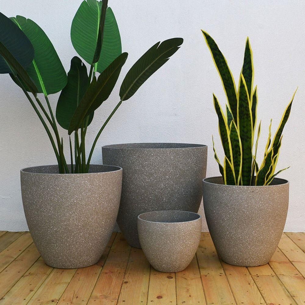 3D Printing Pot - Mattierte Imitation Stein Bonsai Blumentopf Balkon