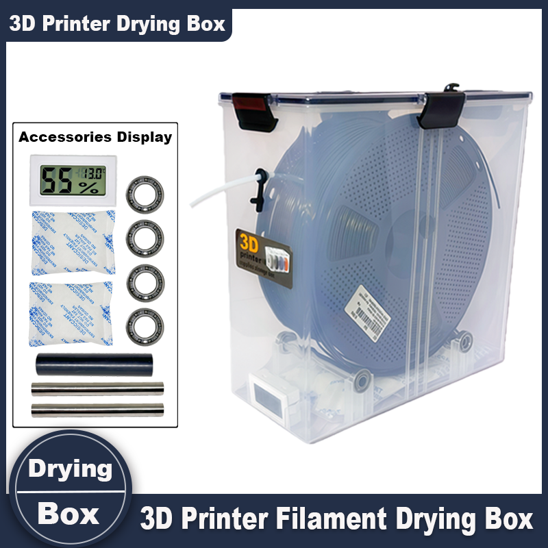 Enclosure 3D Printing - 3D-Druck Filament-Aufbewahrungsbox – Luftdichter Behälter für