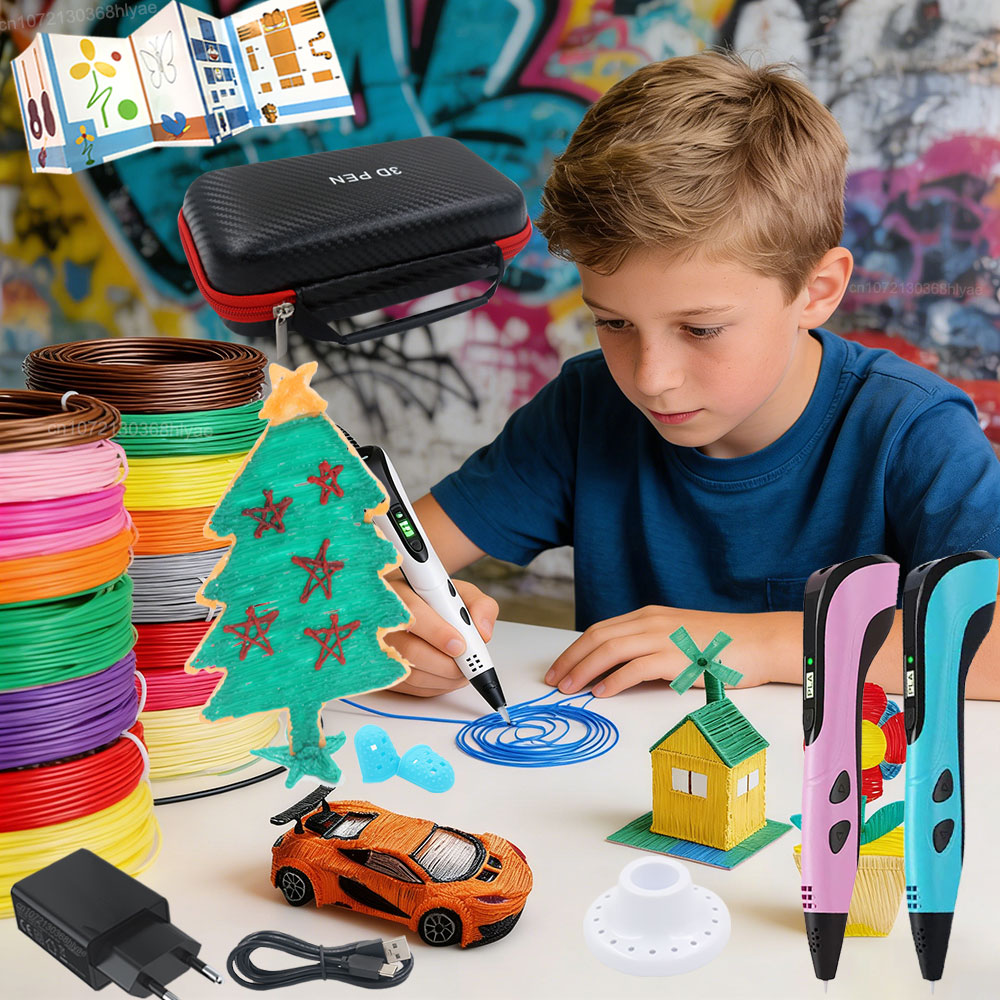 Enclosure 3D Printing - 3D-Druckstift für Kinder mit LED-Bildschirm, farbigem