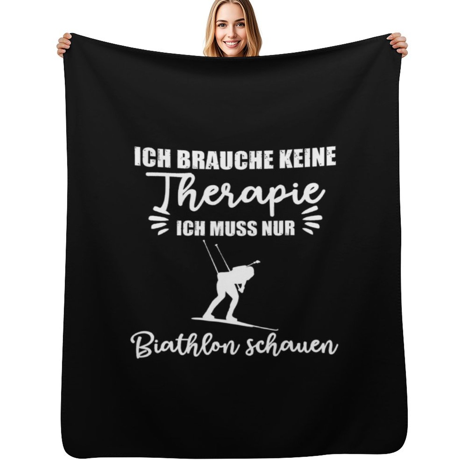 3D Printing Result - Biathlon-Therapie-Decke, Biathlon-Überwurfdecke, Mittwoch, dekorativ, schwer, zum
