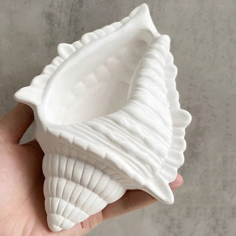 3D Printing Pot - DIY 3D Muschelförmige Silikon Kerzenform Sukkulenten