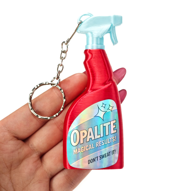 3D Printing Result - Opalite Spray Magicl Results Reinigungsflasche Schlüsselanhänger