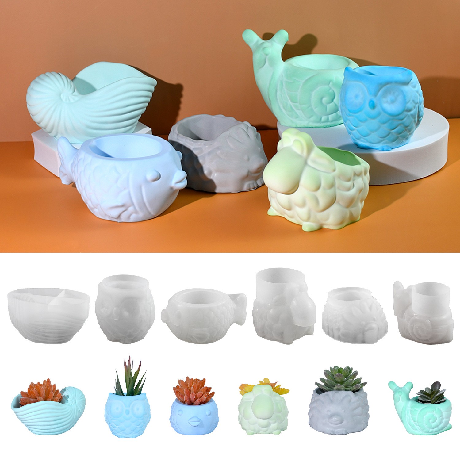 3D Tier Blumentopf Silikonform – 3D Printing Pot Bewertung und Preis