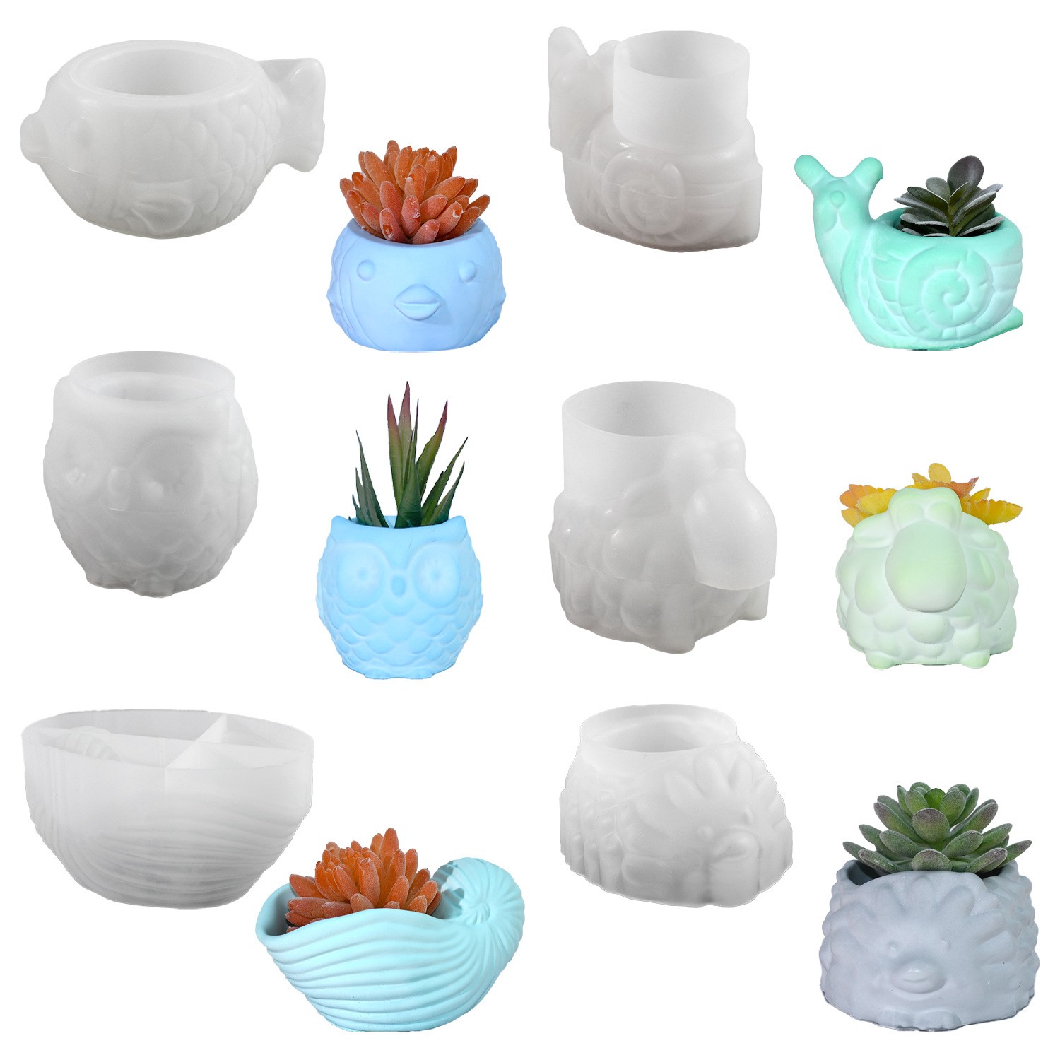 3D Tier Blumentopf Silikonform – 3D Printing Pot Bewertung und Preis