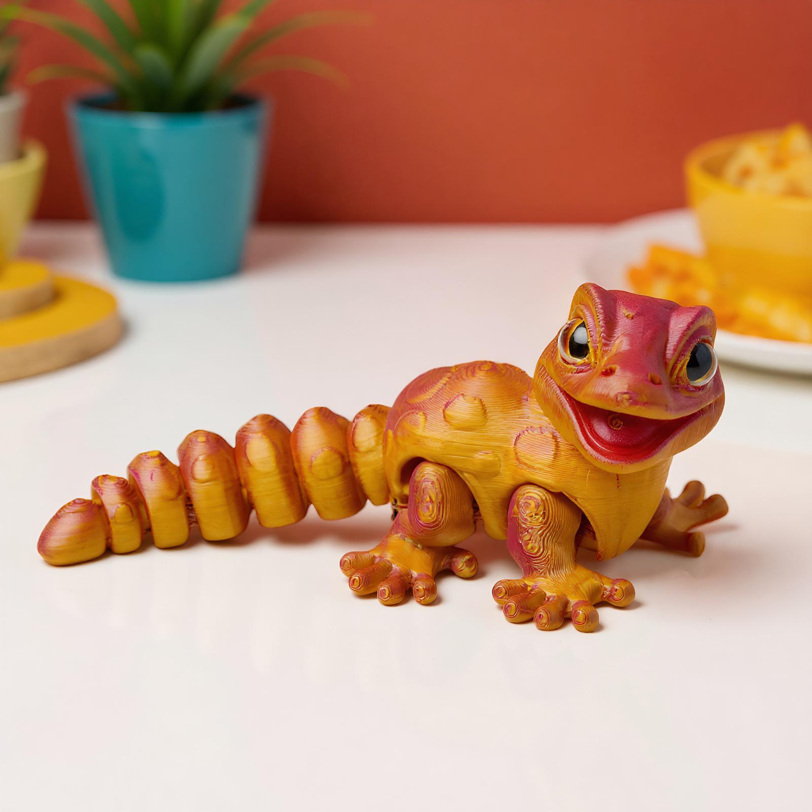 3D-gedruckte Gecko-Figur, Eide – 3D Printing Mockup Bewertung und Preis