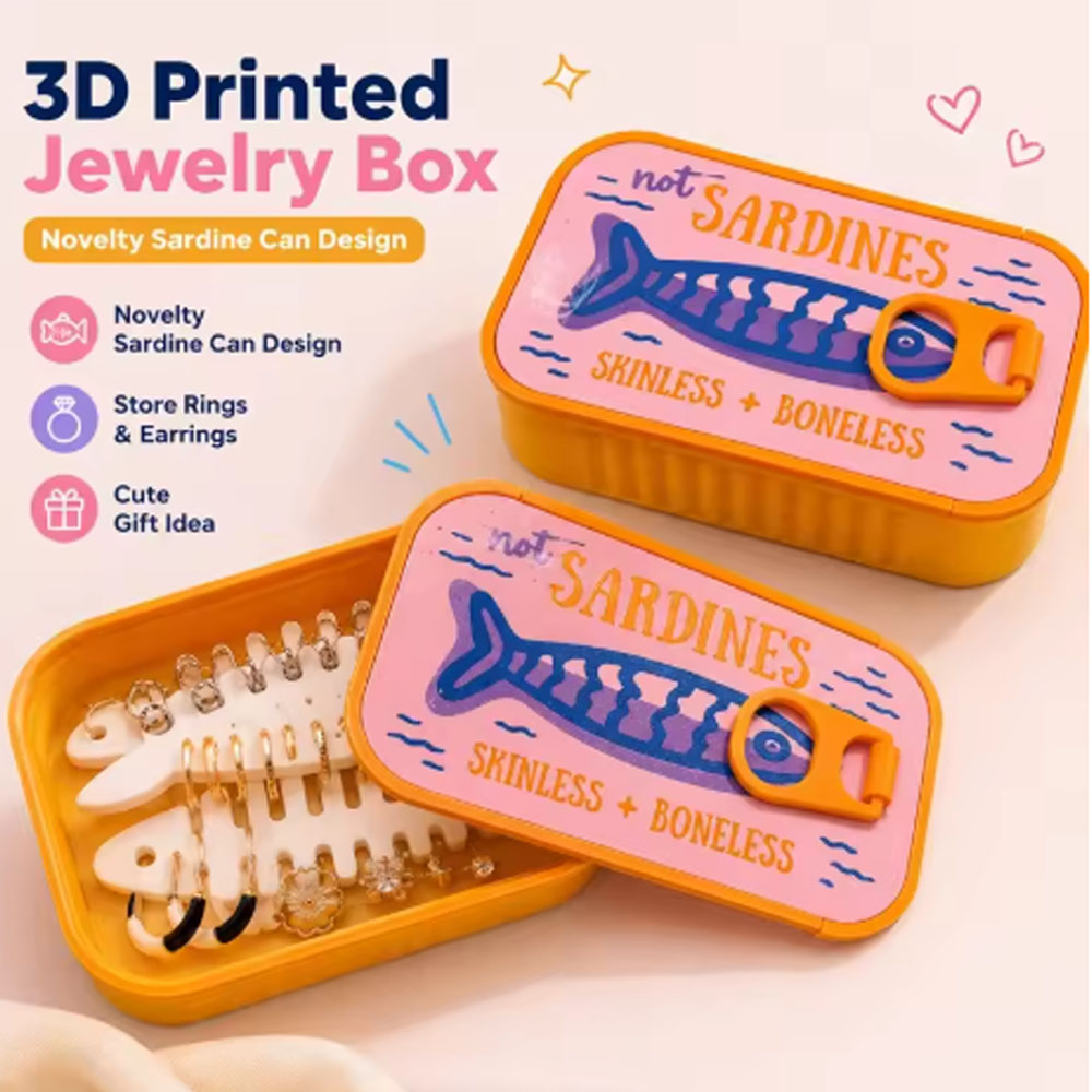 Sardinen-Dosen-Schmuckbox, 3D- – Enclosure 3D Printing Bewertung und Preis