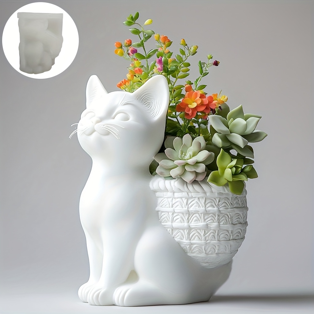 DIY 3D Hockende Katze Sukkulen – 3D Printing Pot Bewertung und Preis