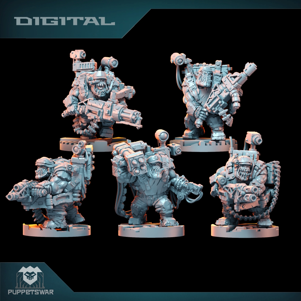 Orc Ultimate Badasses Squad, G – 3D Printing Jobs Bewertung und Preis