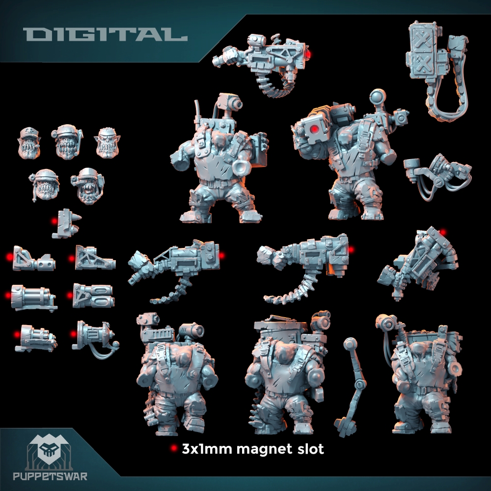 Orc Ultimate Badasses Squad, G – 3D Printing Jobs Bewertung und Preis