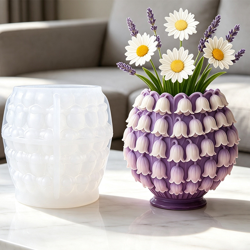 3D Maiglöckchen-Vasen-Silikonf – 3D Printing Pot Bewertung und Preis