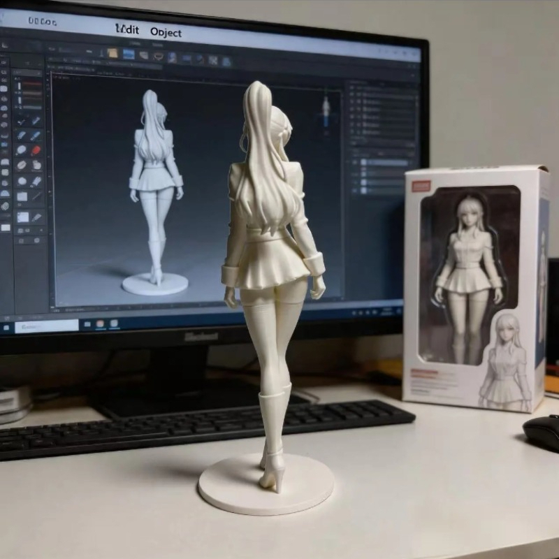 3D-gedrucktes Ornament „Pure D – 3D Printing Mockup Bewertung und Preis