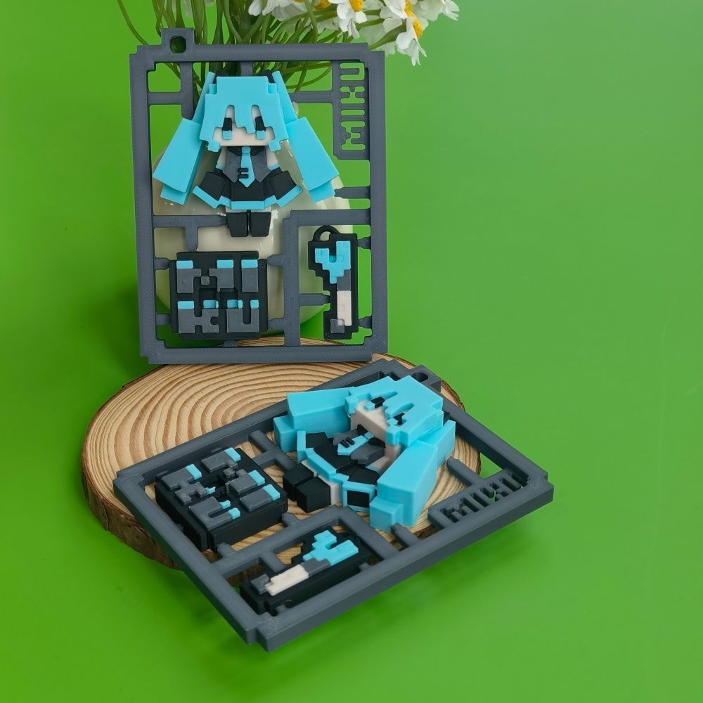 3D-gedrucktes niedliches Pixel – 3D Printing Gundam Bewertung und Preis
