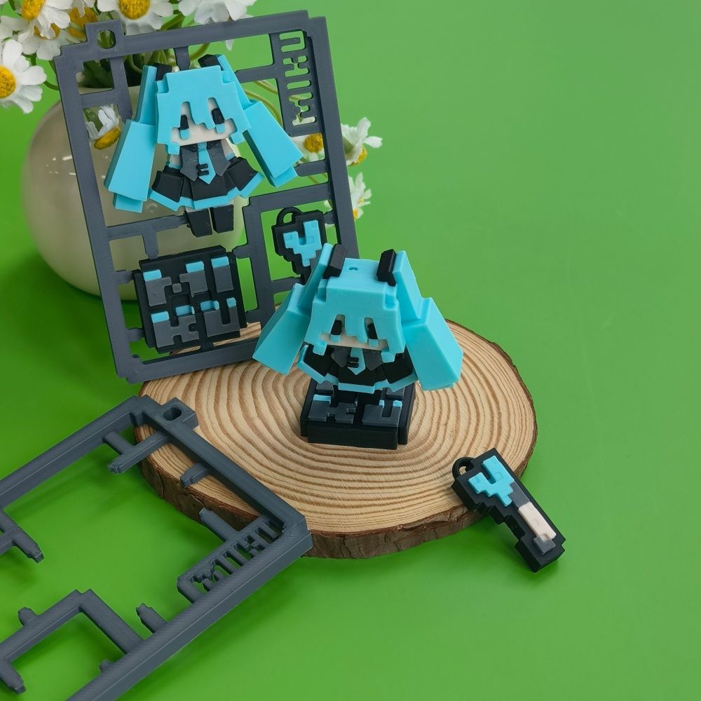 3D-gedrucktes niedliches Pixel – 3D Printing Gundam Bewertung und Preis